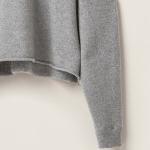 Свитер женский Miu Miu, серый - фото 5