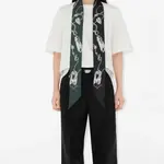 Burberry Шелковый платок с принтом, Green - фото 5