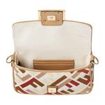 FENDI Сумка через плечо из холста сумка-багет - фото 4