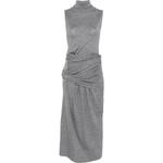 Платье миди с драпировкой TOTEME, серый - фото 3