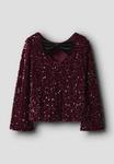 Блуза Name it Blouse, Burgundy/Dark Red - фото 4