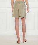 Шорты шелковые бурбон Regular fit Marella Sport, зеленый - фото 3