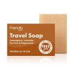 Дружественное мыло Натуральное дорожное мыло для волос и тела 95г Friendly Soap - фото