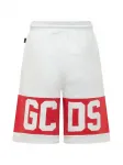 Шорты с логотипом GCDS, белый - фото 2