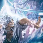 Фигурка Monkey D. Luffy One Piece 5 Speed POP MAX Beast Type Scale 23 см MegaHouse - фото 3