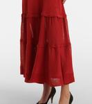 Платье макси Polly из джерси с открытыми плечами Altuzarra, Imperial - фото 5