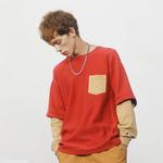 Свитшот Unisex Champion, Синий в стиле пэчворк - фото 3