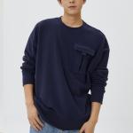 Свитшот мужской GAP, хаки - фото 11