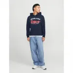 Худи Jack & Jones Logo 2 Col, синий - фото 4