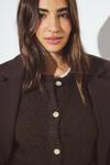 Кардиган NA-KD GOLD BUTTON, Brown - фото 3