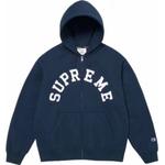 Толстовка унисекс Supreme, серый - фото 4