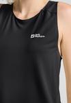 Топ PRELIGHT STRIDE TANK Jack Wolfskin, черный - фото 3