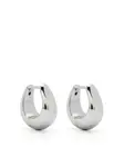 Серьги-кольца Ice Tom Wood, серебряный - фото