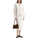 Хлопковая юбка PRADA, ванильно-белый - фото 3