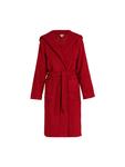 Möve Халат с капюшоном, очень мягкий, рубинового цвета - фото