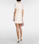 Мини-платье из крепа couture Valentino, белый - фото 3