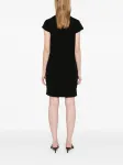 Платье мини с логотипом LIU JO, черный - фото 4