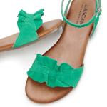 Сандалии LASCANA, зеленый - фото 4