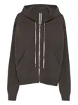 Толстовка с капюшоном на молнии Rick Owens, коричневый - фото