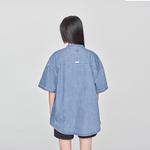 Lee Рубашка SS25 женская Medium Light Blue - фото 6