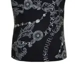 Baroque pattern Print Polo Shirt VERSACE JEANS COUTURE, черный - фото 8