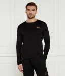Лонгслив slim fit Ea7, черный - фото