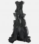 Платье со спиральными оборками Maticevski, черный - фото