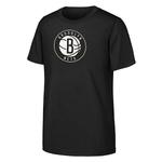 Футболка Youth Brooklyn Nets Primary Logo черная Outerstuff - фото 3