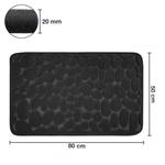 Коврик для ванной WohnDirect weiche Memoryschaum Badematte, черный - фото 2