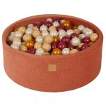 Бассейн MeowBaby круглый сухой детский 90х30см/ - фото