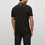 Футболка поло мужская черная HUGO BOSS - фото 6