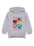 Толстовка с принтом тедди Moschino Kids, серый - фото