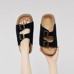 Шлепанцы женские Joy&Mario, черный - фото 20