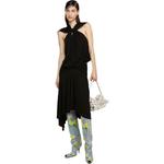 Платье миди с узлом Acne Studios, черный - фото 6