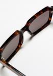 Солнцезащитные очки Massimo Dutti RECTANGULAR , Dark Brown - фото 4