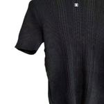 Кардиган женский Chanel с узором в полоску, белый - фото 3