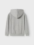 Толстовка с капюшоном name it, серый меланж - фото 2