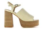 Босоножки Sophy на каблуке Yuu Jou, бежевый - фото