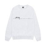 Свитер Stussy Smooth 80 Crew, Ash Heather - фото