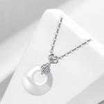 Женское ожерелье из халцедона GIFU, черный - фото 13