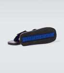 Сандалии из кожи EKD Burberry, черный - фото 7