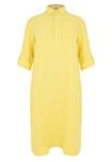Платье-рубашка Yoek, желтый - фото