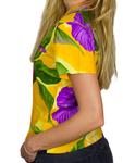 Блуза King Kameha Big Flower, желтый - фото 3