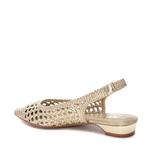 Женские балетки Xti Slingback, золотой - фото 3