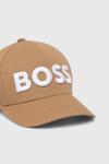 Хлопковая бейсболка Boss, бежевый - фото 2