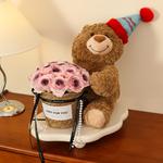 Плюшевая кукла Bear Bouquet высотой 35 см Beerus - фото 3