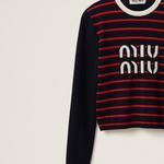 Свитер женский синий Miu Miu - фото 6