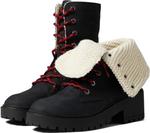 Женские модные ботинки-свитер Skechers, Black Natural - фото