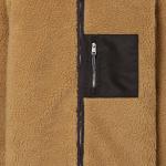 Флисовая куртка на молнии TORY BURCH, верблюжий цвет - фото 3