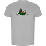 Футболка Kruskis Happy Camping ECO, серый - фото